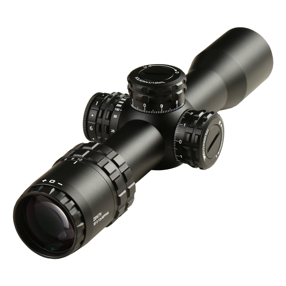 Lunette de visée KECK ZENITH 2-10×32 FFP lumineux – tube 30 mm