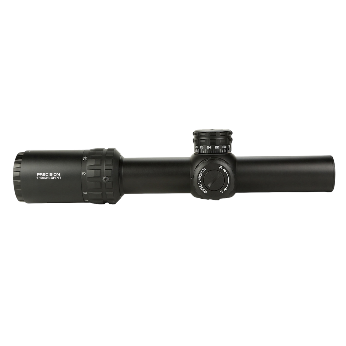 Lunette de visée KECK PRECISION 1-8×24 SFP lumineux – tube 30 mm