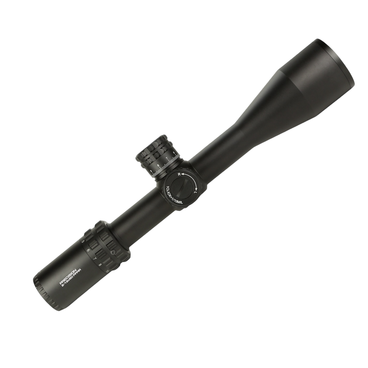 Lunette de visée KECK PRECISION 2-12×50 FFP lumineux – tube 30 mm