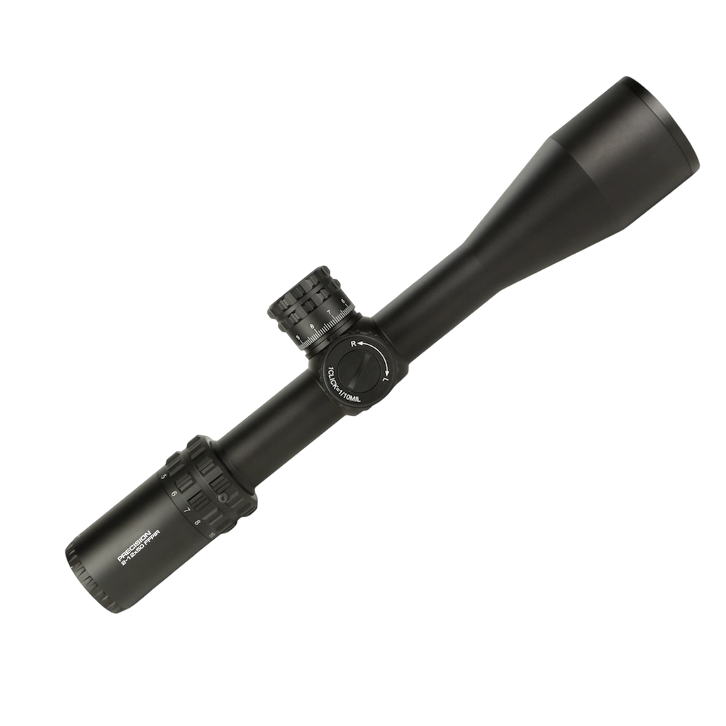 Lunette de visée KECK PRECISION 2-12×50 FFP non lumineux – tube 30 mm