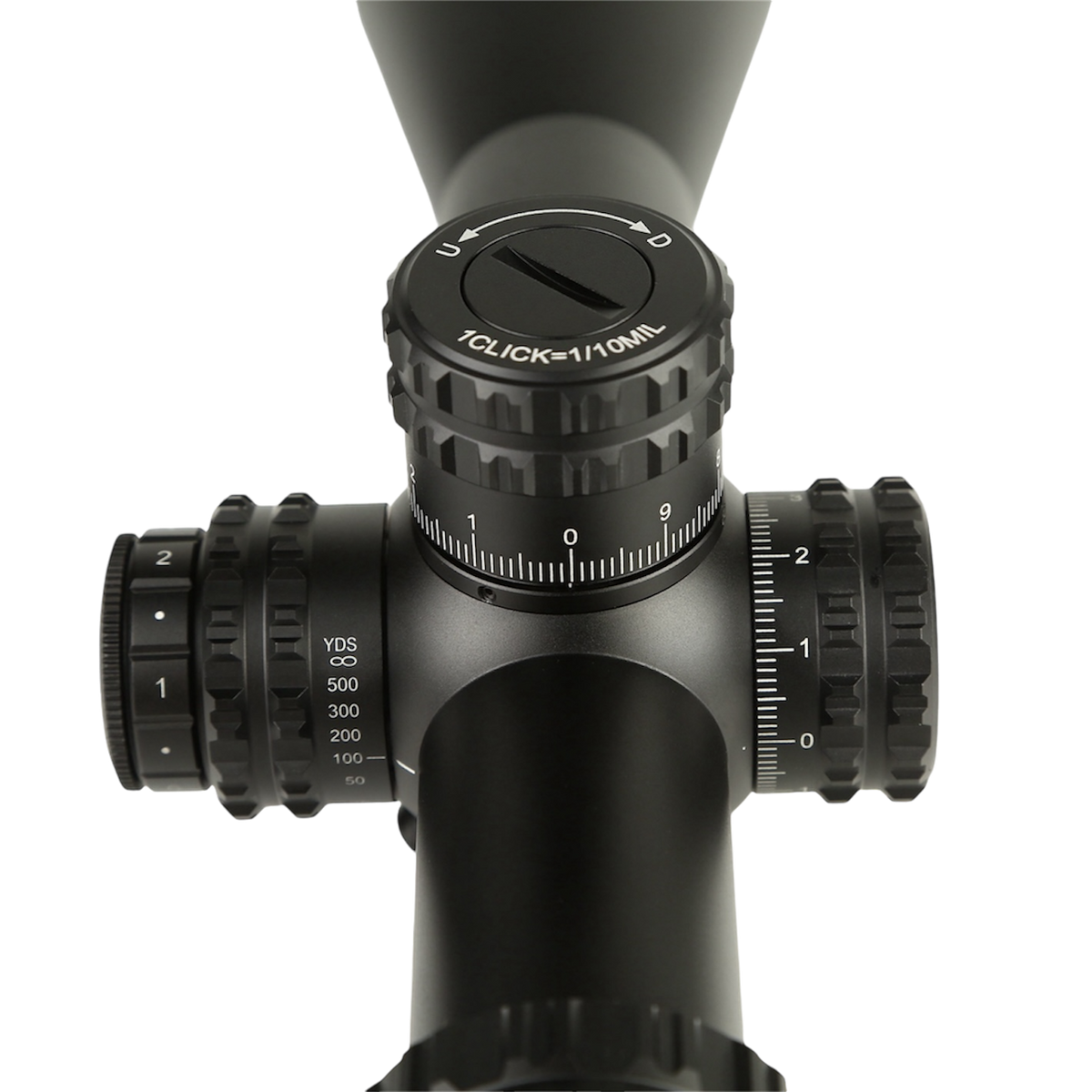 Lunette de visée KECK PRECISION 5-25×50 FFP lumineux – tube 30 mm