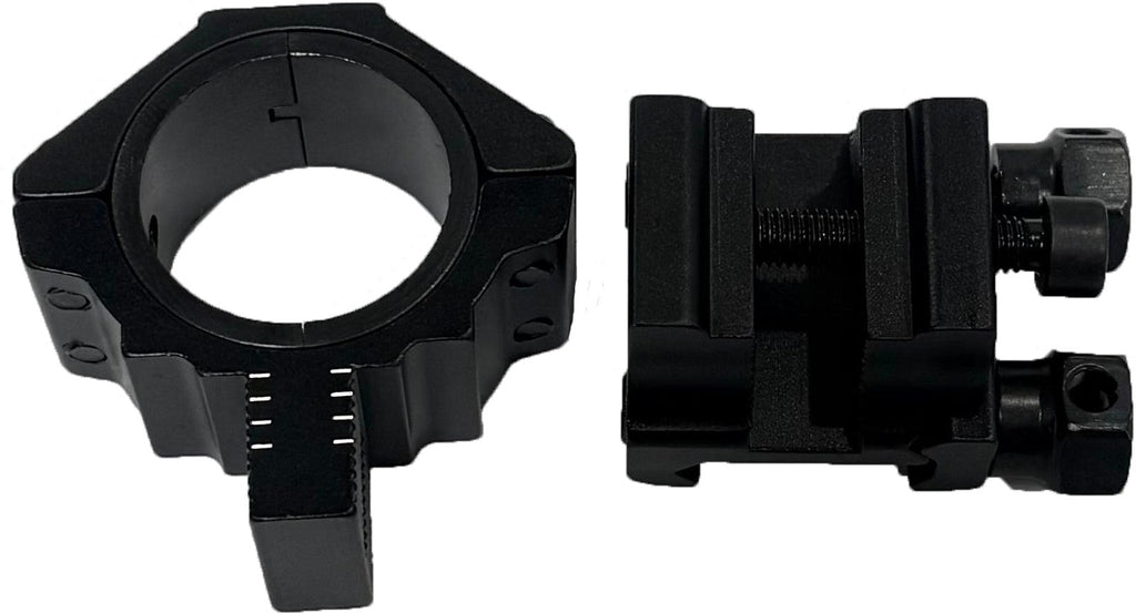 Colliers réglables en hauteur KECK KE2030 – tube 30 mm – Picatinny – 17 à 23 mm
