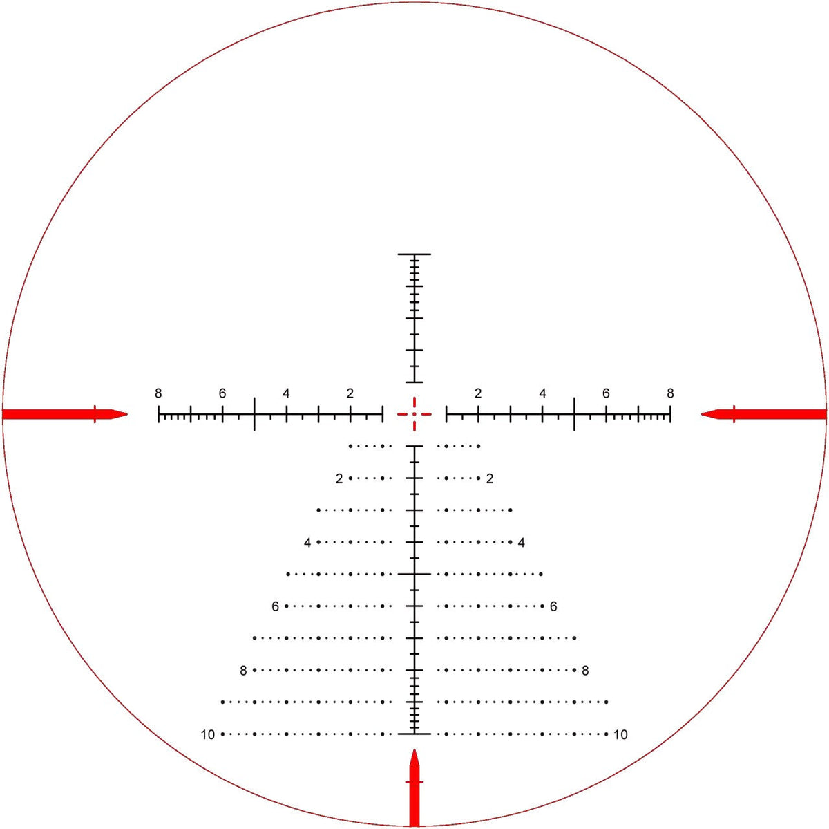 Lunette de visée KECK PRECISION HD 6-36×56 SFP non lumineux – tube 34 mm